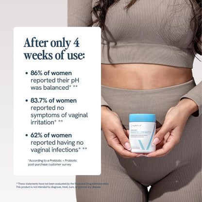 Happy V Dr. Formulated Vaginal Probiotics