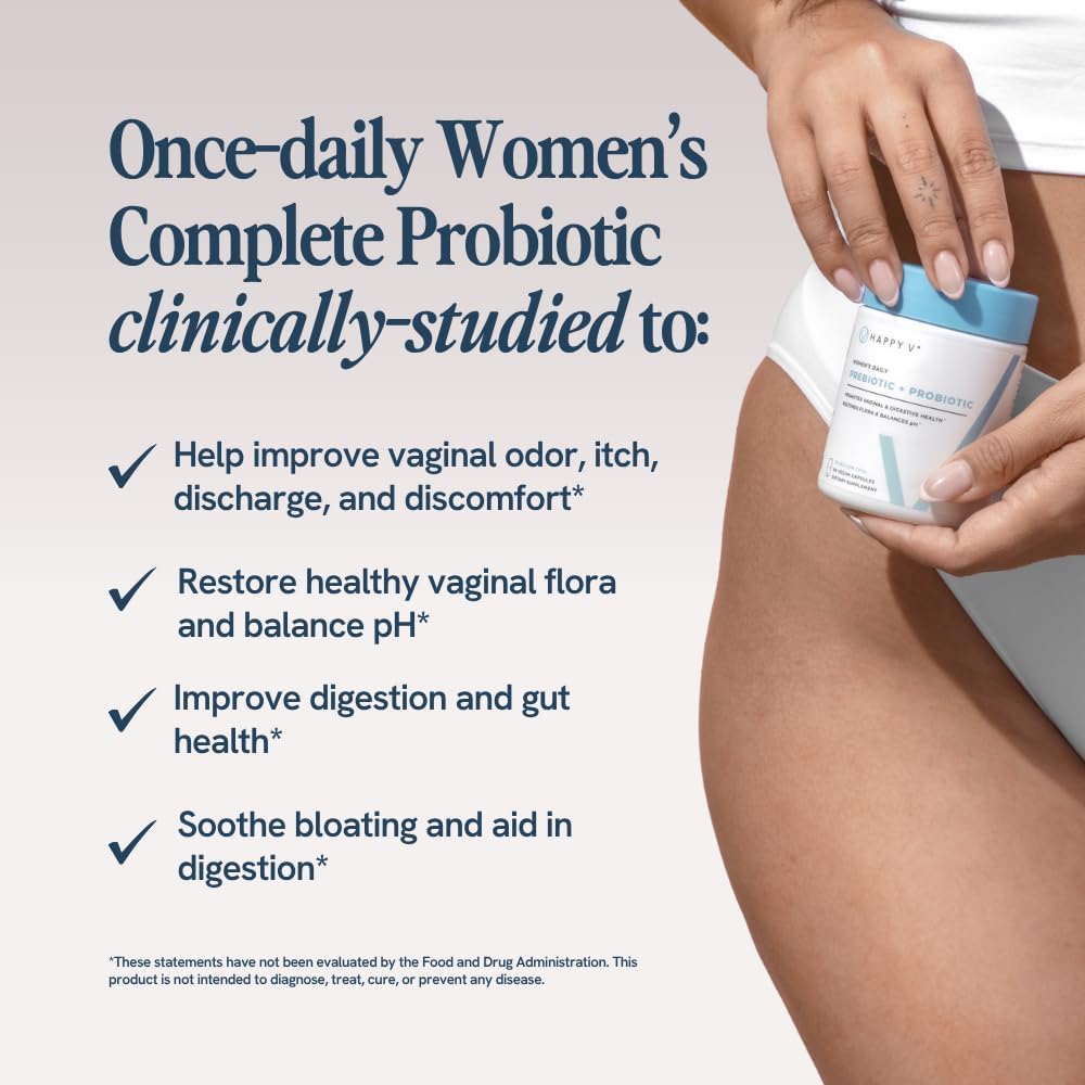 Happy V Dr. Formulated Vaginal Probiotics